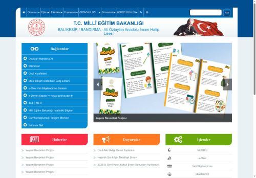 Ali Öztaylan Anadolu İmam Hatip Lisesi - BALIKESİR / BANDIRMA