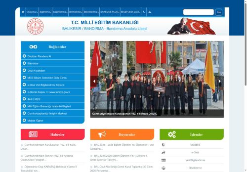 Bandırma Anadolu Lisesi - BALIKESİR / BANDIRMA