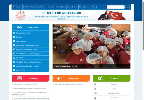 Şehit Öğretmen Mustafa Boz İlkokulu - BALIKESİR / BANDIRMA