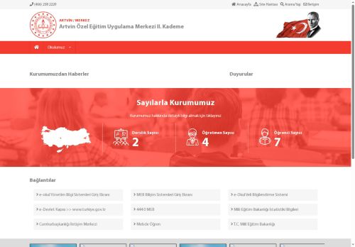 Artvin Özel Eğitim Uygulama Merkezi II. Kademe - ARTVİN / MERKEZ