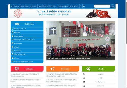 Gazi Ortaokulu - ARTVİN / MERKEZ