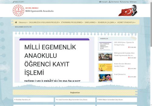 Milli Egemenlik Anaokulu - ARTVİN / MERKEZ