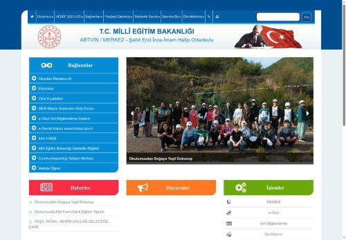 Şehit Erol İnce İmam Hatip Ortaokulu - ARTVİN / MERKEZ