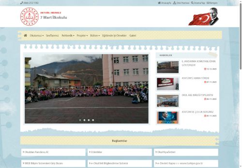 7 Mart İlkokulu - ARTVİN / MERKEZ