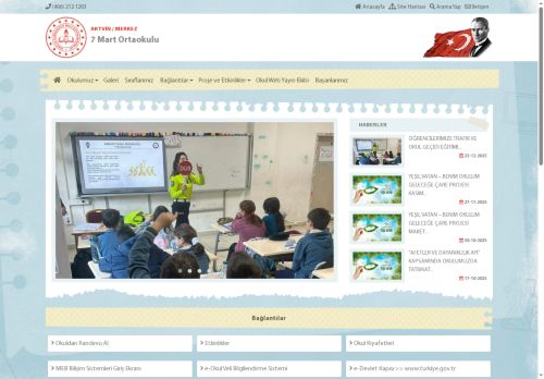 7 Mart Ortaokulu - ARTVİN / MERKEZ