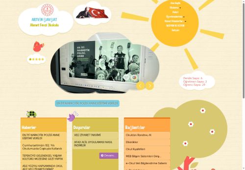 Ahmet Fevzi İlkokulu - ARTVİN / ŞAVŞAT