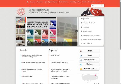 Yusufeli Çok Programlı Anadolu Lisesi - ARTVİN / YUSUFELİ