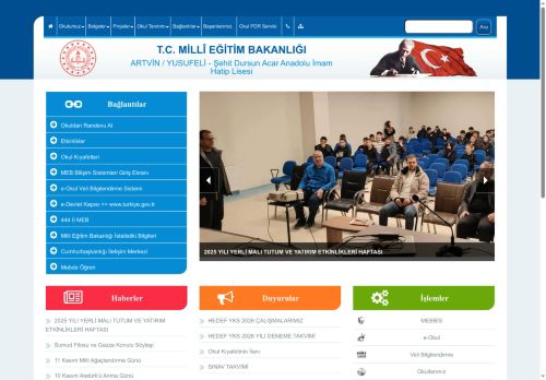 Şehit Dursun Acar Anadolu İmam Hatip Lisesi - ARTVİN / YUSUFELİ