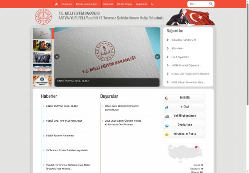 Yusufeli 15 Temmuz Şehitleri İmam Hatip Ortaokulu - ARTVİN / YUSUFELİ