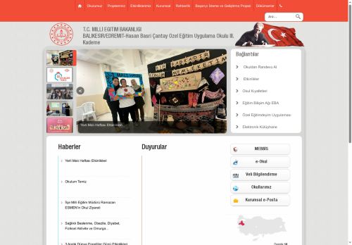 Hasan Basri Çantay Özel Eğitim Uygulama Okulu III. Kademe - BALIKESİR / EDREMİT