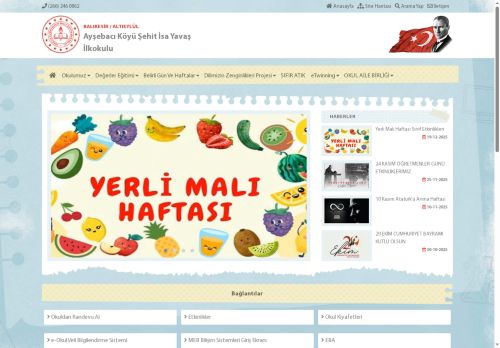 Ayşebacı Köyü Şehit İsa Yavaş İlkokulu - BALIKESİR / ALTIEYLÜL