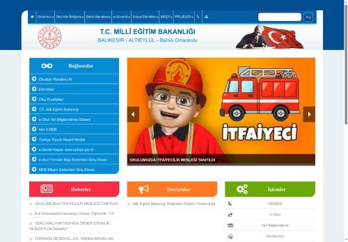 Balıklı Ortaokulu - BALIKESİR / ALTIEYLÜL