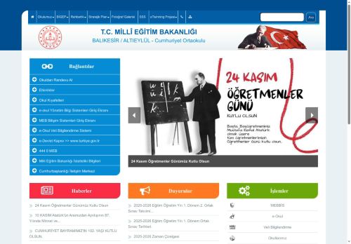 Cumhuriyet Ortaokulu - BALIKESİR / ALTIEYLÜL