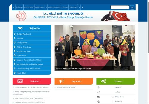 Hatice Fahriye Eğinlioğlu İlkokulu - BALIKESİR / ALTIEYLÜL