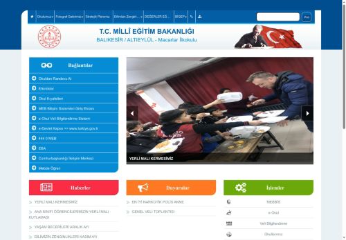 Macarlar İlkokulu - BALIKESİR / ALTIEYLÜL