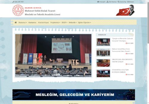 Mehmet Vehbi Bolak Ticaret Mesleki ve Teknik Anadolu Lisesi - BALIKESİR / ALTIEYLÜL