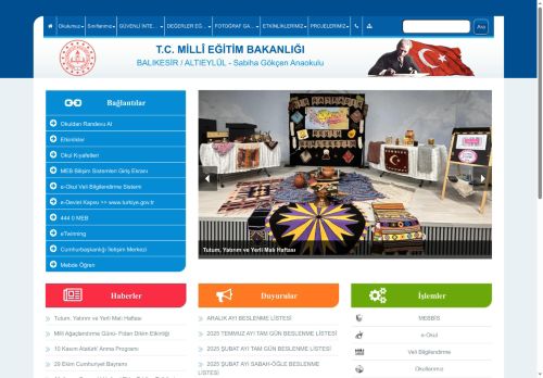 Sabiha Gökçen Anaokulu - BALIKESİR / ALTIEYLÜL