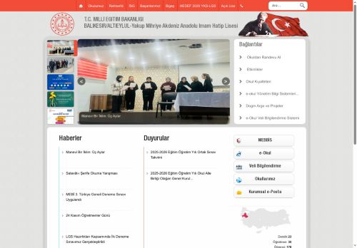 Yakup Mihriye Akdeniz Anadolu İmam Hatip Lisesi - BALIKESİR / ALTIEYLÜL