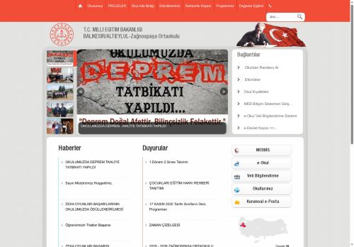 Zağnospaşa Ortaokulu - BALIKESİR / ALTIEYLÜL