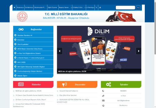 Akçapınar Ortaokulu - BALIKESİR / AYVALIK