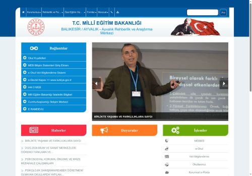 Ayvalık Rehberlik ve Araştırma Merkezi - BALIKESİR / AYVALIK