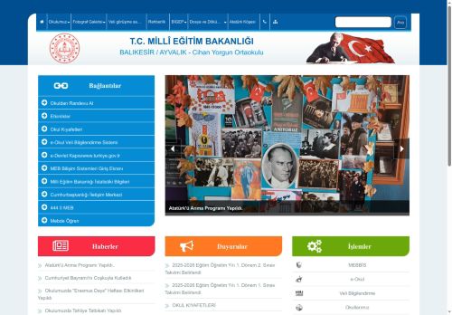 Cihan Yorgun Ortaokulu - BALIKESİR / AYVALIK