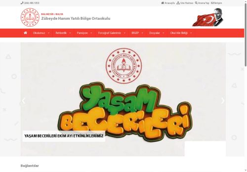 Zübeyde Hanım Yatılı Bölge Ortaokulu - BALIKESİR / BALYA