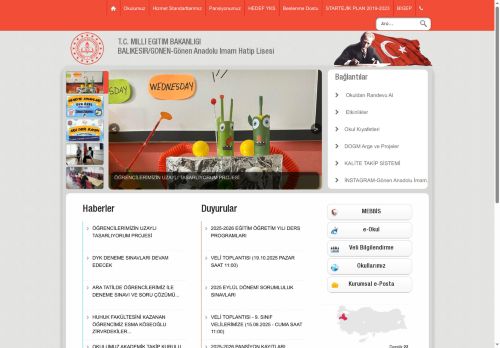 Gönen Anadolu İmam Hatip Lisesi - BALIKESİR / GÖNEN