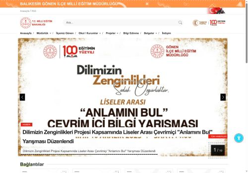 GÖNEN İLÇE MİLLÎ EĞİTİM MÜDÜRLÜĞÜ - MEB BALIKESİR