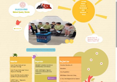 Mehmet Çanakçı İlkokulu - BALIKESİR / GÖNEN