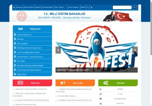 Mecidiye Şehitler Ortaokulu - BALIKESİR / BİGADİÇ