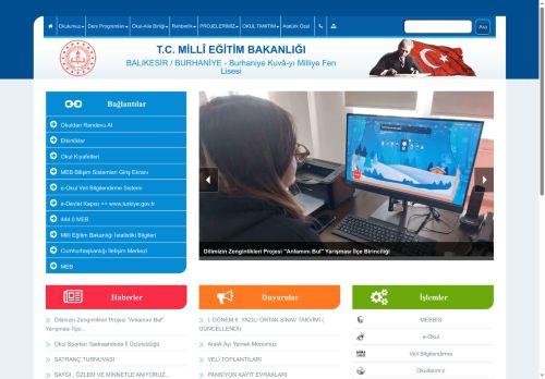 Burhaniye Kuvâ-yı Milliye Fen Lisesi - BALIKESİR / BURHANİYE