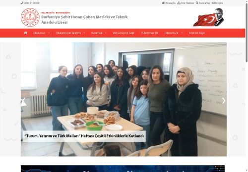 Burhaniye Şehit Hasan Çoban Mesleki ve Teknik Anadolu Lisesi - BALIKESİR / BURHANİYE