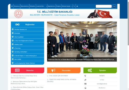 Celal Toraman Anadolu Lisesi - BALIKESİR / BURHANİYE