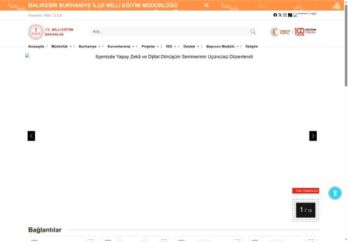 BURHANİYE İLÇE MİLLÎ EĞİTİM MÜDÜRLÜĞÜ - MEB BALIKESİR