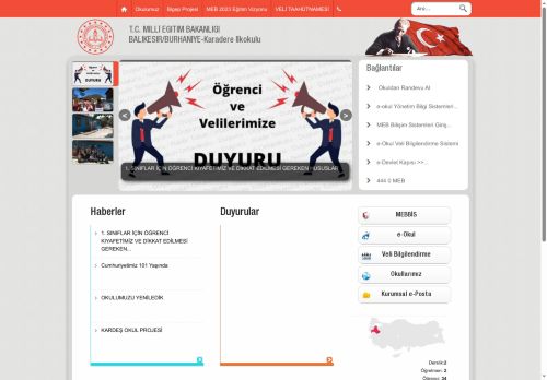 Karadere İlkokulu - BALIKESİR / BURHANİYE