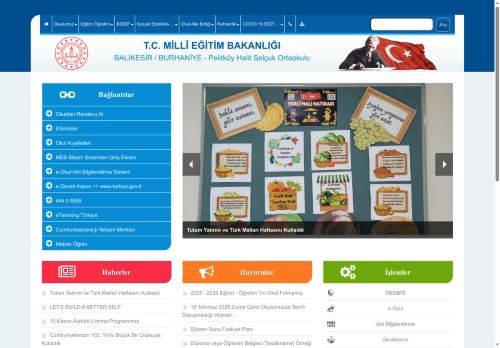 Pelitköy Halit Selçuk Ortaokulu - BALIKESİR / BURHANİYE