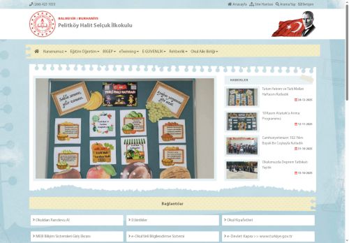 Pelitköy Halit Selçuk İlkokulu - BALIKESİR / BURHANİYE