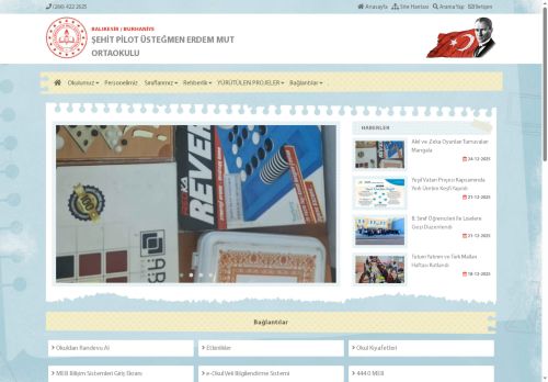 ŞEHİT PİLOT ÜSTEĞMEN ERDEM MUT ORTAOKULU - BALIKESİR / BURHANİYE