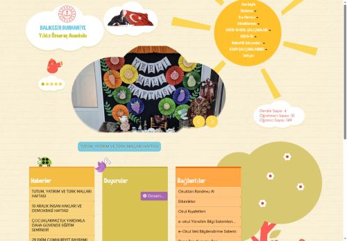 Yıldız Özsaraç Anaokulu - BALIKESİR / BURHANİYE