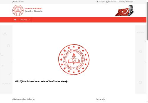 Çanakçı İlkokulu - BALIKESİR / DURSUNBEY