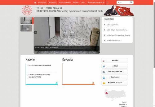 Dursunbey Öğretmenevi ve Akşam Sanat Okulu - BALIKESİR / DURSUNBEY