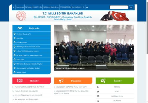 Dursunbey Sarı Hoca Anadolu İmam Hatip Lisesi - BALIKESİR / DURSUNBEY