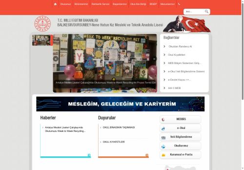 Nene Hatun Kız Mesleki ve Teknik Anadolu Lisesi - BALIKESİR / DURSUNBEY