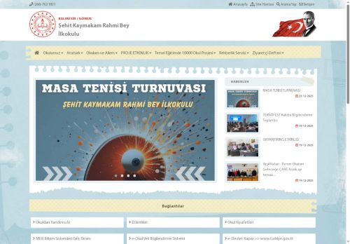 Şehit Kaymakam Rahmi Bey İlkokulu - BALIKESİR / GÖNEN