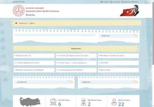 Şabanlar Şehit Aydın Eryılmaz İlkokulu - BALIKESİR / DURSUNBEY
