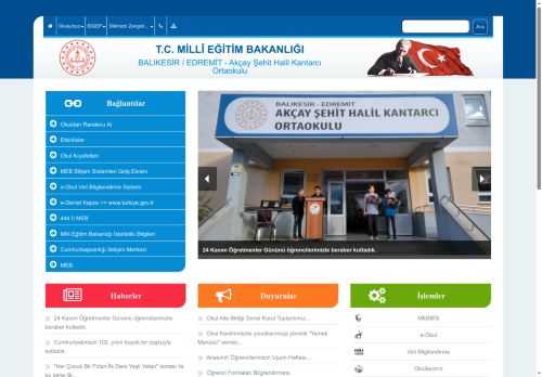 Akçay Şehit Halil Kantarcı Ortaokulu - BALIKESİR / EDREMİT