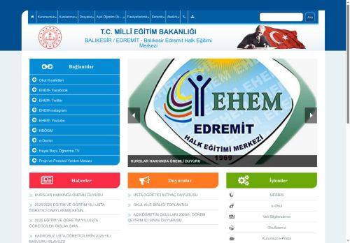 Balıkesir Edremit Halk Eğitimi Merkezi - BALIKESİR / EDREMİT