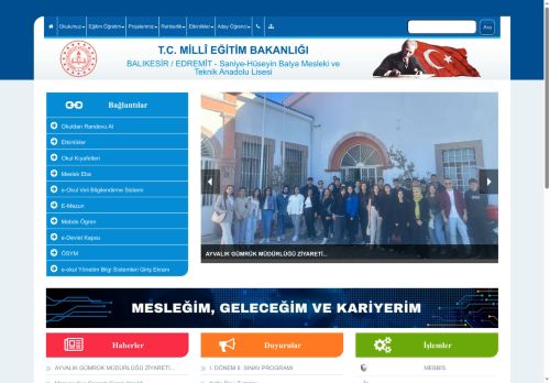 Saniye-Hüseyin Balya Mesleki ve Teknik Anadolu Lisesi - BALIKESİR / EDREMİT