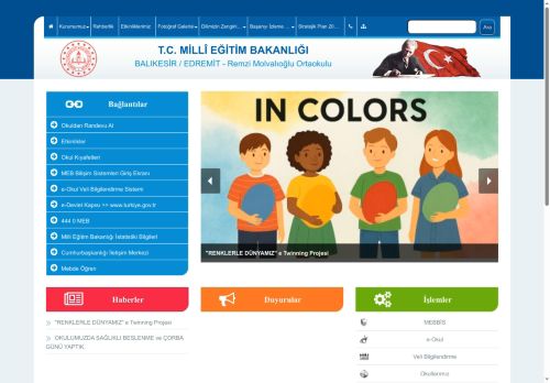 Remzi Molvalıoğlu Ortaokulu - BALIKESİR / EDREMİT